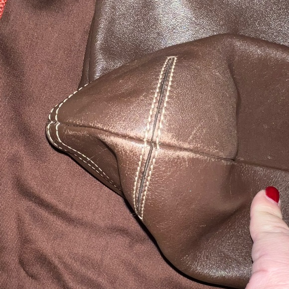 Coach Brown Leather Shoulder Bag - Picture 4 of 9